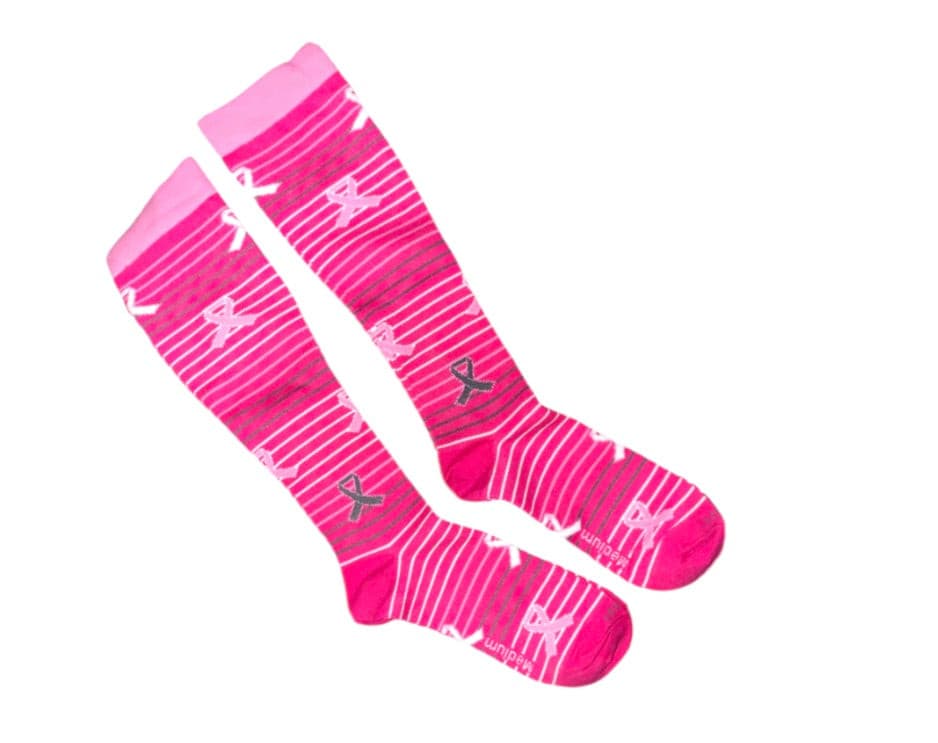 Breast Cancer Awareness Compression Socks